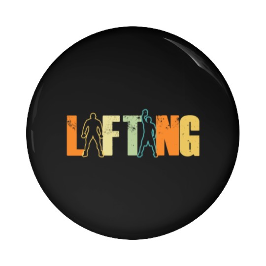 Lifting Gym Lift Workout Weightlifting Pin Buttons