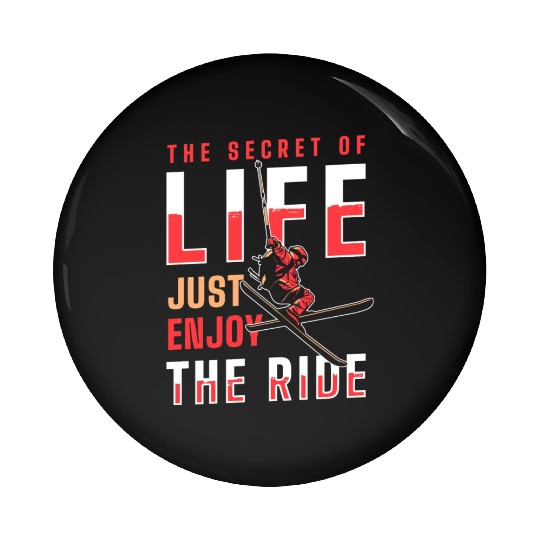 Winter Sports Ski Vacation Piste Pigs Pin Buttons