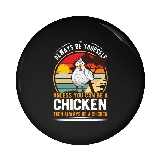Chickens Gift Farmer Chicken Coop Pin Buttons