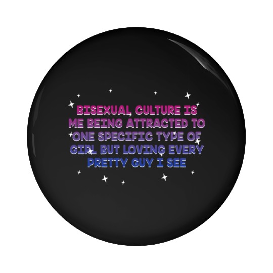 Bisexual Is Being Attracted Bi LGBTQ Bi Pride Pin Buttons