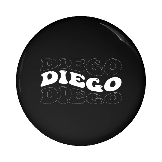Funny Diego Groovy 4 Men Women Cool Diego Tie Dye Pin Buttons