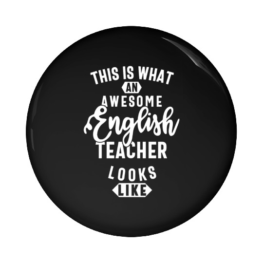 english teacher, cute english teacher Pin Buttons