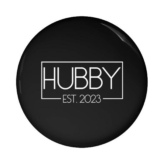 Hubby Est. 2023 Matching Couple Newlywed Marriedma Pin Buttons