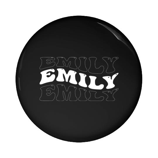 Funny Emily Groovy 4 Men Women Cool Emily Tie Dye Pin Buttons