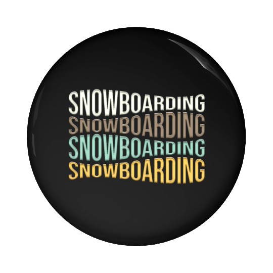 snowboarding Pin Buttons