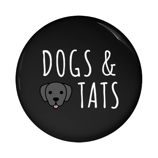 German Shepherd Dogs And Tats Tattoo Pin Buttons