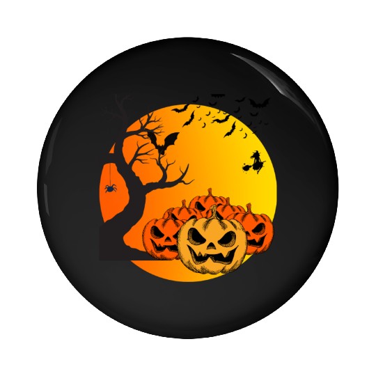 Halloween Night Pin Buttons