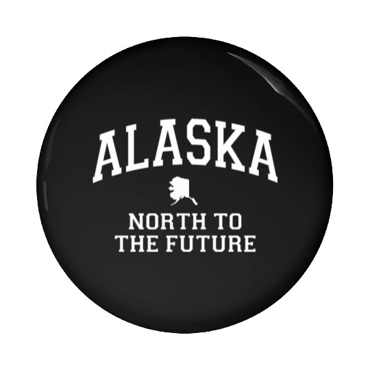 Alaska Pin Buttons Men's Women Children USA North Pole