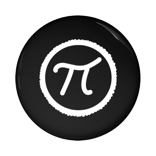 pie food pi math lover Pin Buttons