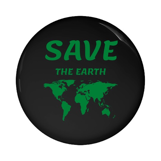 SAVE THE EARTH Pin Buttons