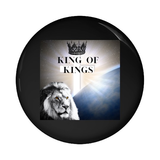 KING OF KINGS of kings(Christian/Catholic) Pin Buttons