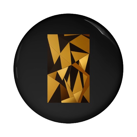 Black and Gold Minimalist Pin Buttons