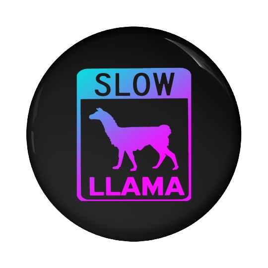 Phish Slow Llama Pin Buttons