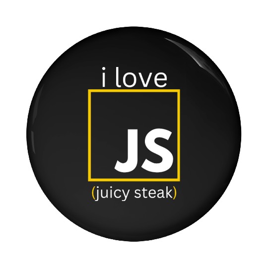 JavaScript web developer funny programming Pin Buttons