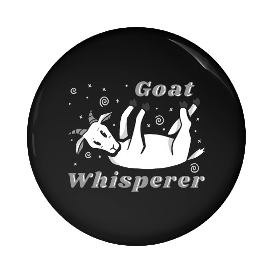 Goat Whisperer Goat Lover Pin Buttons