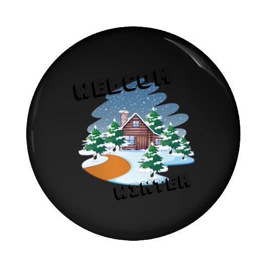 design Winter Pin Buttons