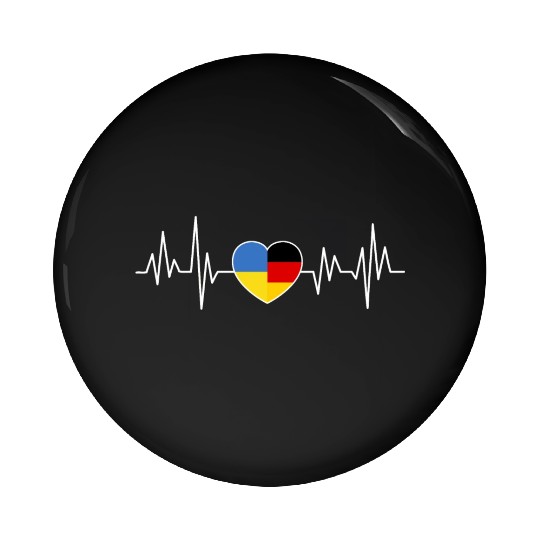 Ukraine Germany Flag Two Countries Pin Buttons