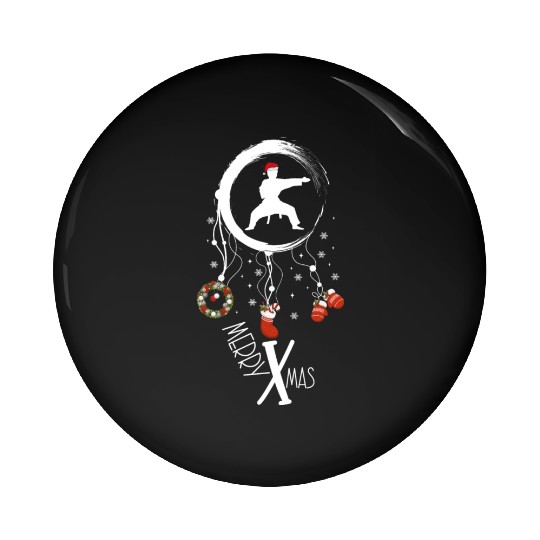 Winter dreamcatcher Christmas Judo Pin Buttons