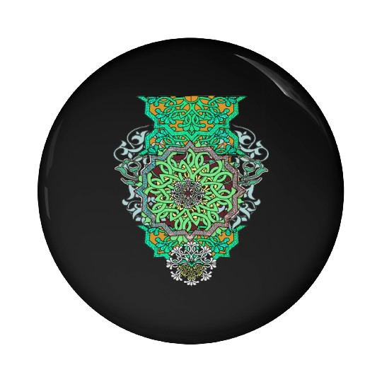 Tattoo Persian art Pin Buttons