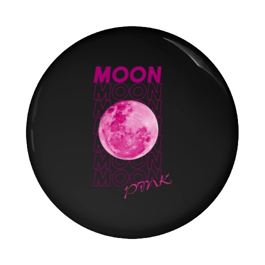 PINK MOON Pin Buttons