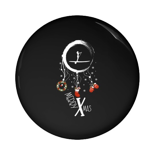 Winter dreamcatcher Christmas StandUpPaddle Pin Buttons