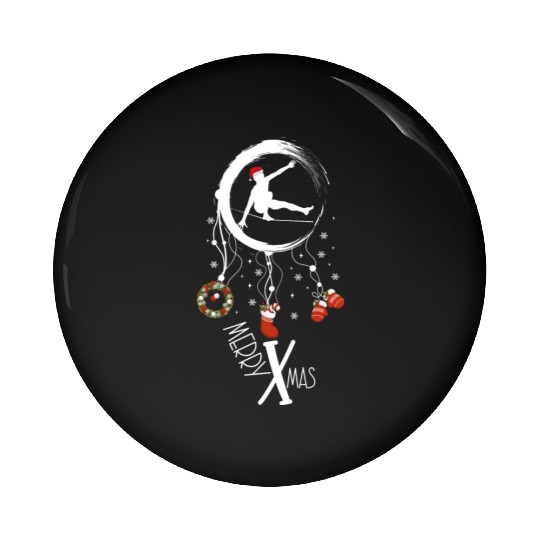 Winter dreamcatcher Christmas Slackliner Pin Buttons