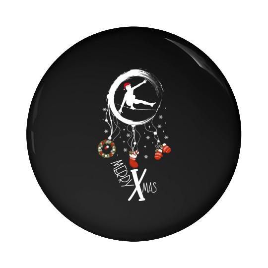 Winter dreamcatcher Christmas Slackliner Pin Buttons