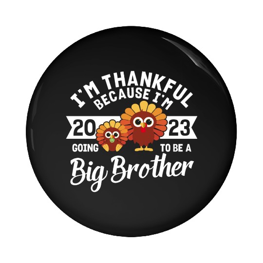Big Brother 2023 Baby Thanksgiving Turkey Boys Pin Buttons