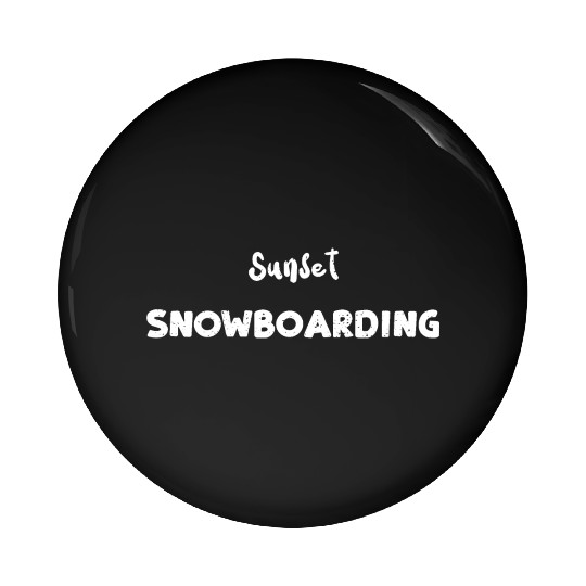 Sunset Snowboarding - Snowboarding Pin Buttons