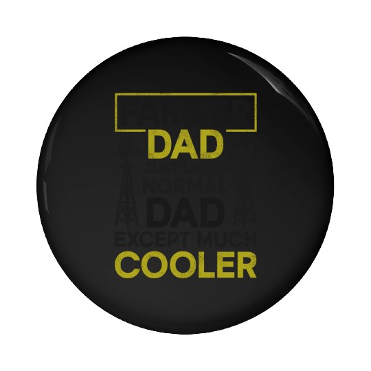 Farming Farmer Dad Father Vintage Pin Buttons