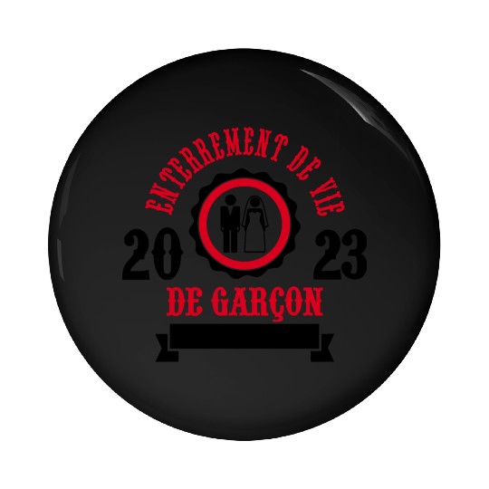 Bachelor Party 2023 - groom Game Over Wedding Pin Buttons