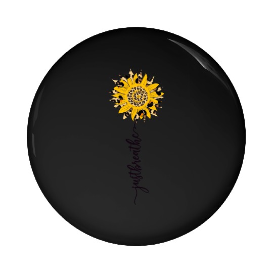 Just Breath Pin Buttons