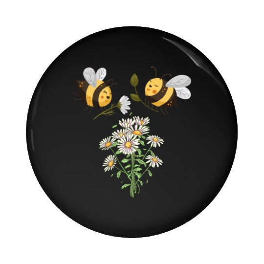 Marguerites Daisy Summer Daisies Flower Garden Pin Buttons