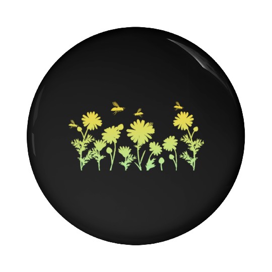 Marguerites Daisy Summer Daisies Flower Garden Pin Buttons