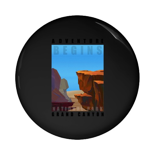 Adventure Grand Canyon cool design Pin Buttons