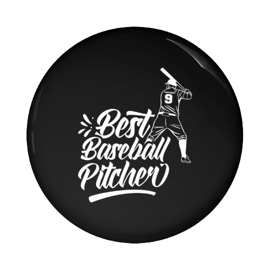 Best Baseball Pitcher Ever Player Sayings Hobby Pin Buttons