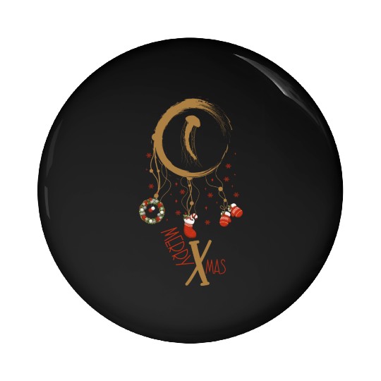 Winter dreamcatcher Christmas Jellyfish Pin Buttons