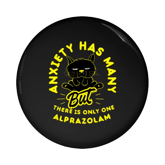 ANXIETY HAS MANY Pin Buttons