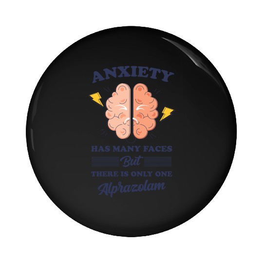 ANXIETY HAS MANY Pin Buttons