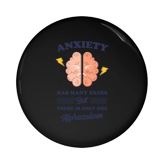 ANXIETY HAS MANY Pin Buttons