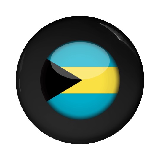 Bahamas Flag Pin Buttons