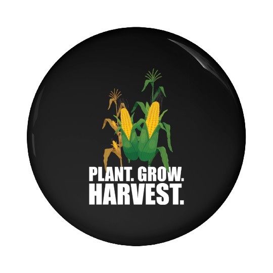 Corn Farmer - Plant Grow Harvest Pin Buttons