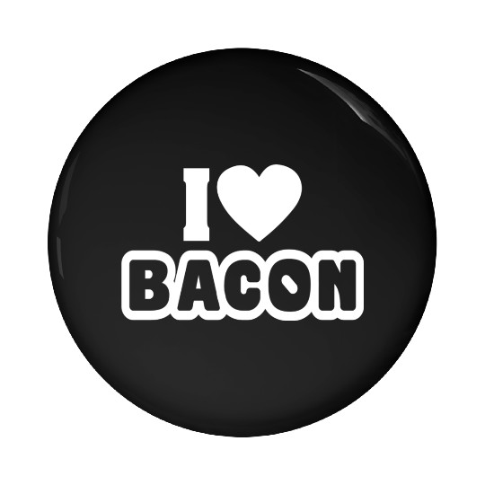 i love bacon classic Pin Buttons