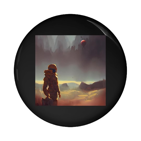 Mars exploring Pin Buttons