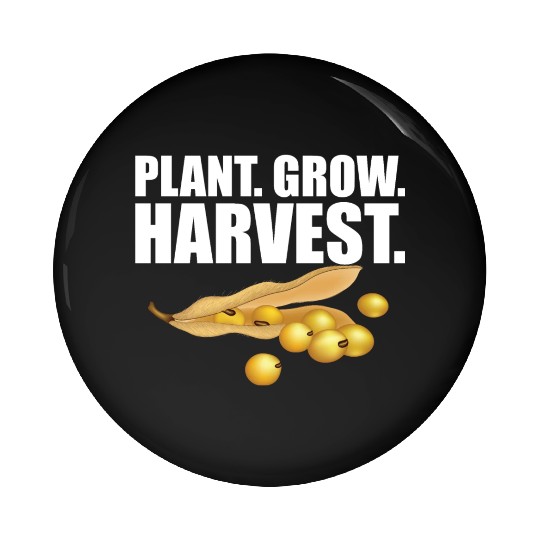 Soybean Farmer - Plant Grow Harvest Pin Buttons
