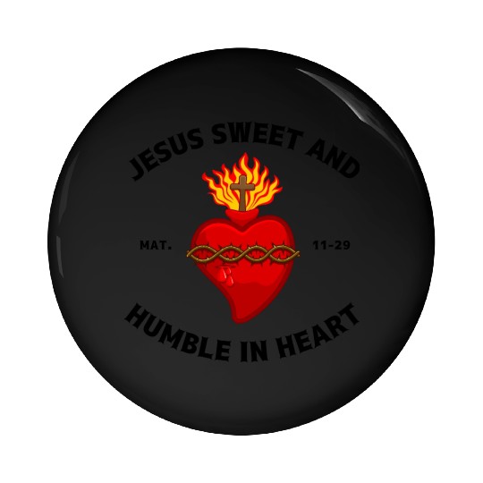 Sacred Heart of Jesus Pin Buttons