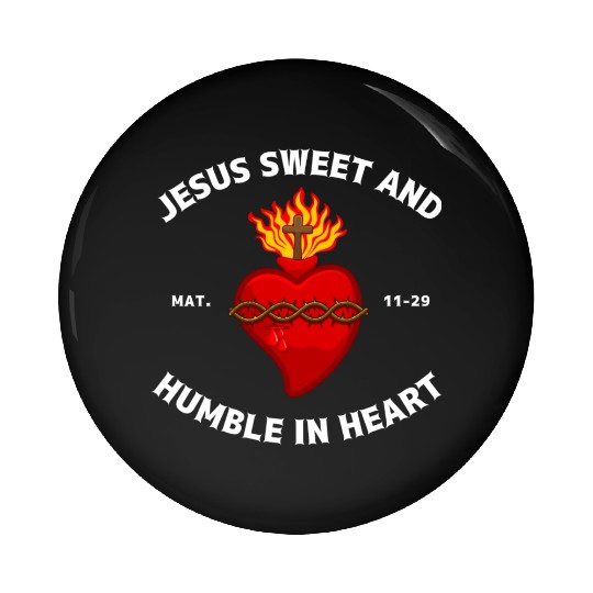 Sacred Heart of Jesus Christ Pin Buttons