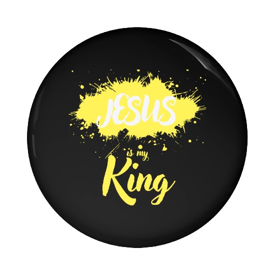 JESUS is my King Pin Buttons