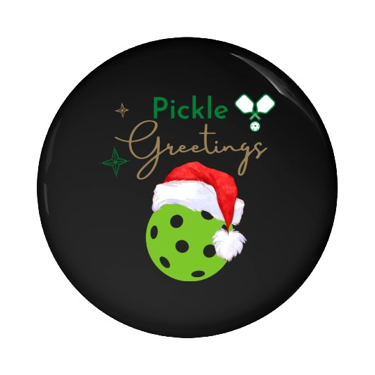 Pickle Greetings Pin Buttons