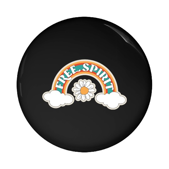 Free spirit affirmation Pin Buttons